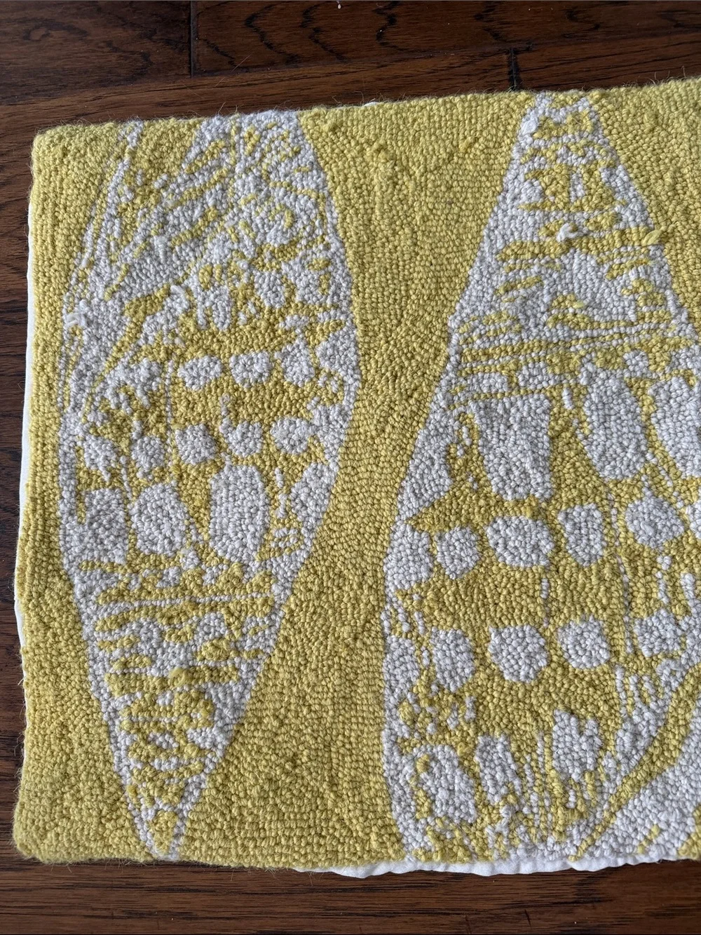 Yellow Patterned Decorative pillow covers   (Pair)